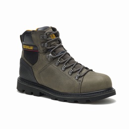 Caterpillar Alaska 2.0 Steel Toe Work Férfi 6 Inch Bakancs Szürke, HU-Q073